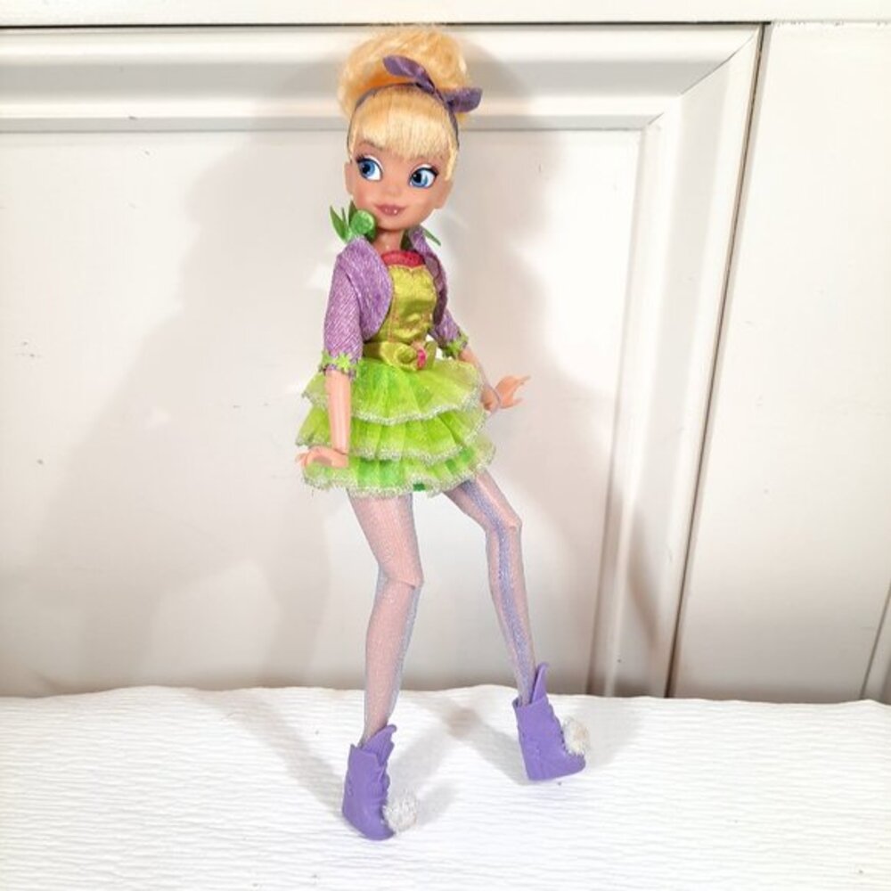 Disney‎ Fairies Tinkerbell Doll Stylin' Tink poseable styling Jakks Pacific RARE